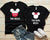 The Boss, the Real Boss Disney Couple Shirts Disney Matching Custom Shirts Mickey and Minnie Matching Vacation Shirts Disneyland T-Shirt